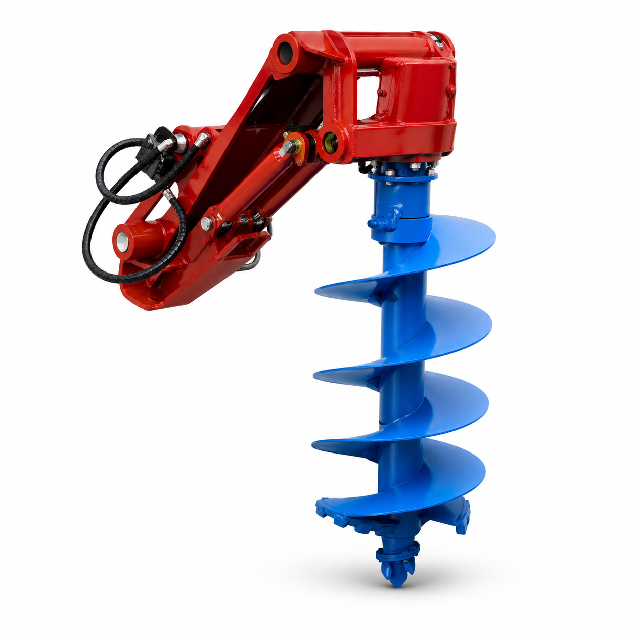 Rear drilling rig